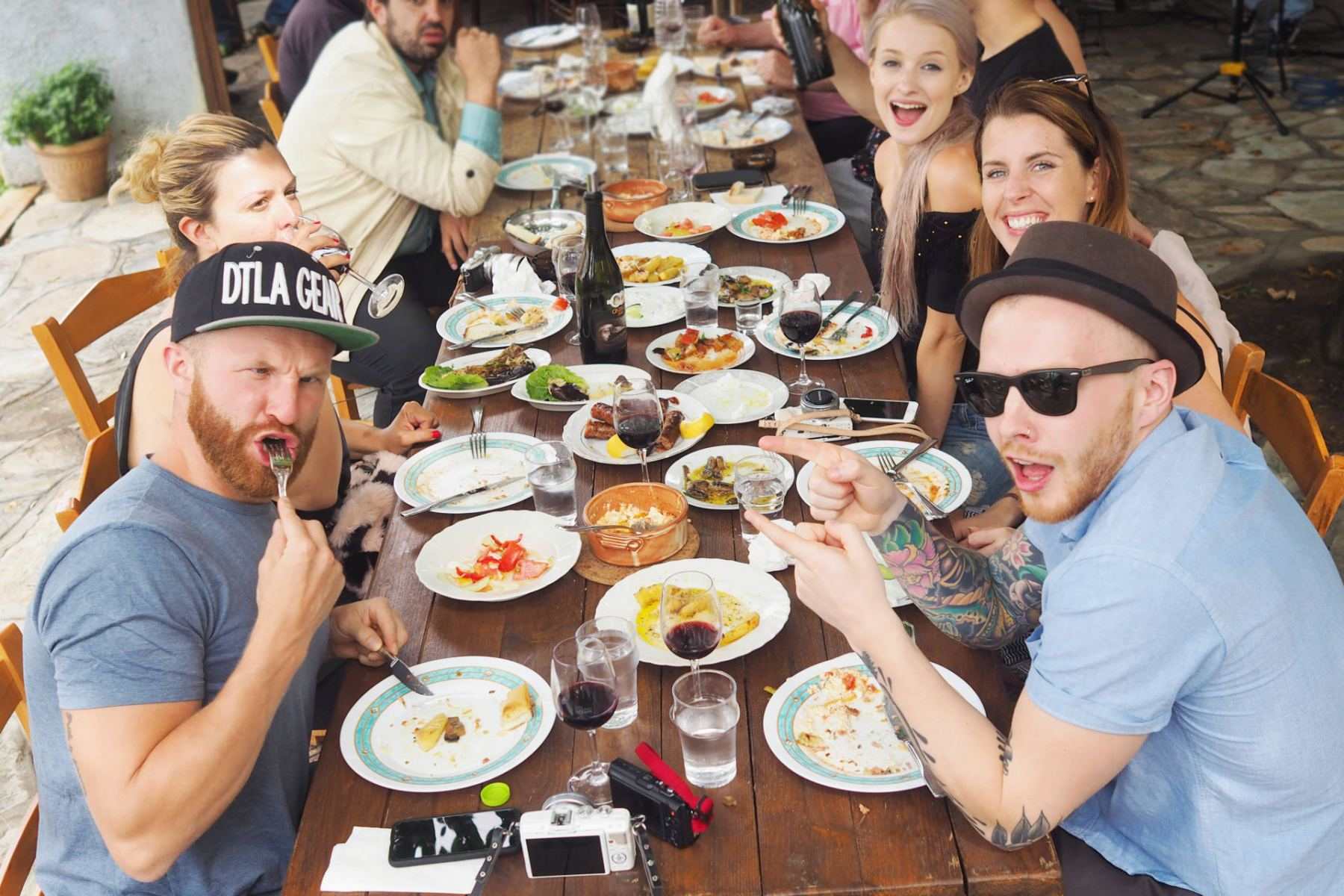 The youtube gang in greece