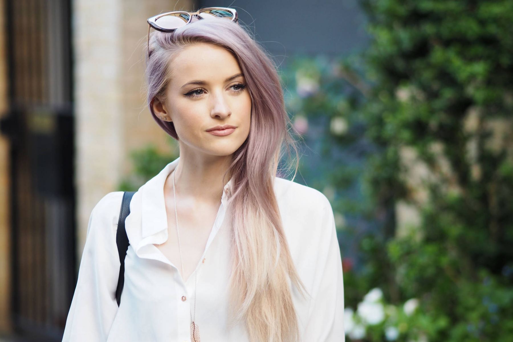 purple ombre hair
