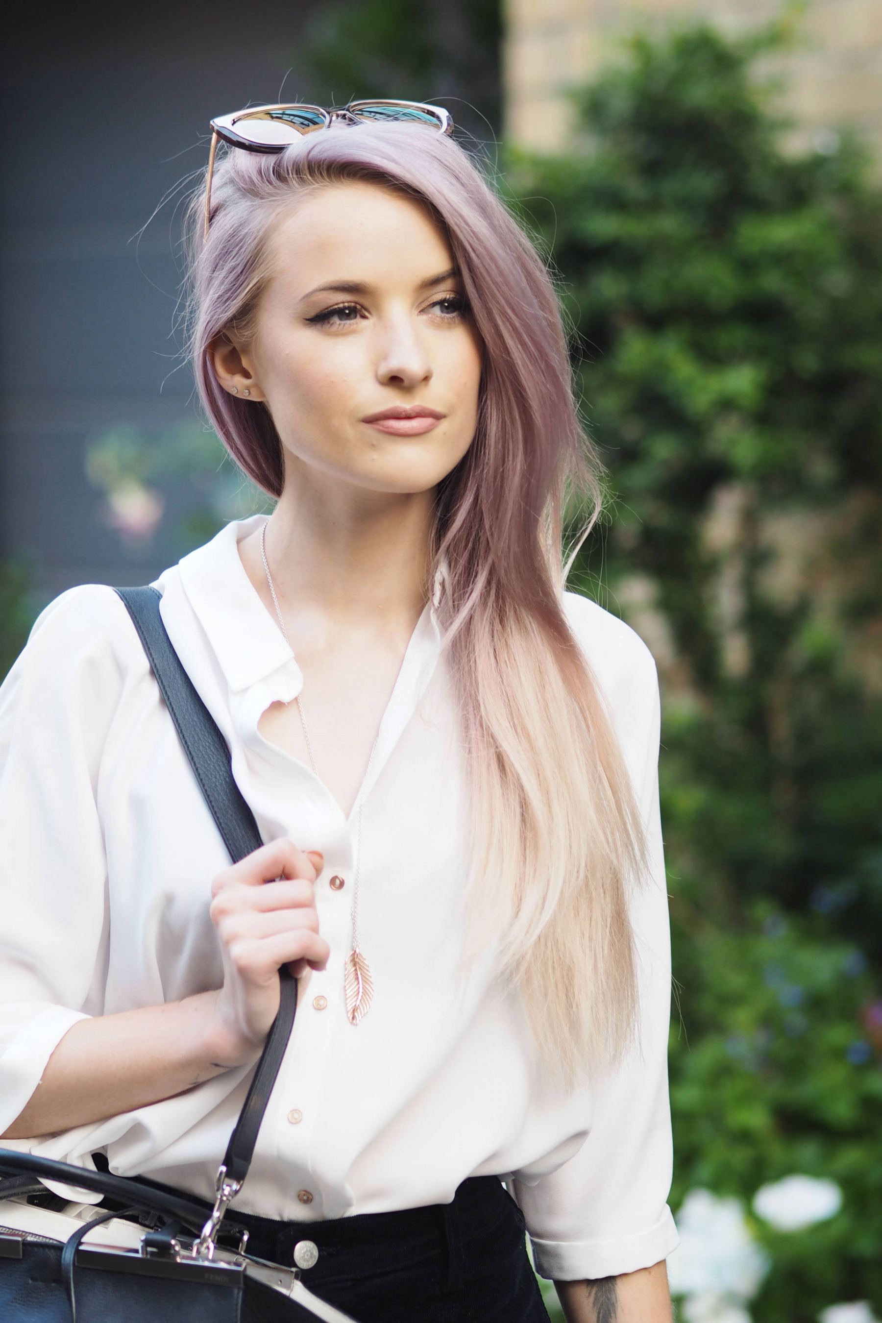 purple ombre hair
