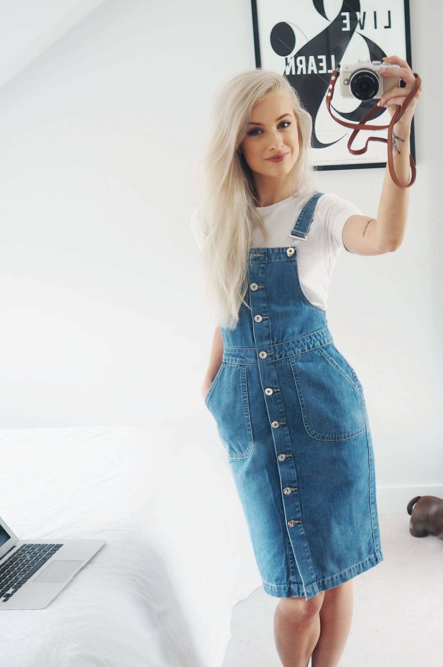 missguided dungaree pinafore