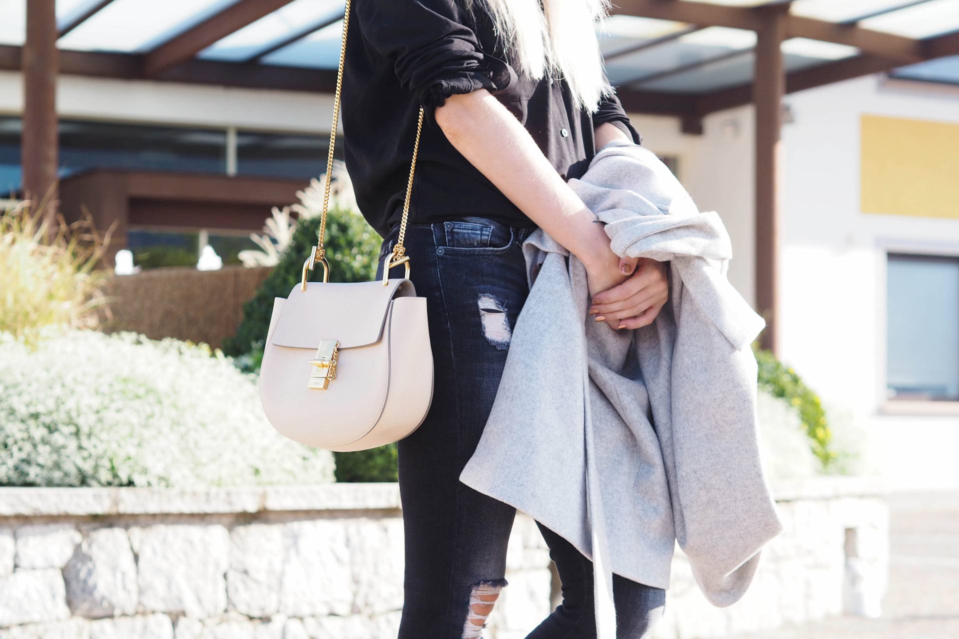inthefrow in south tyrol outfit with chloe drew in arctic white