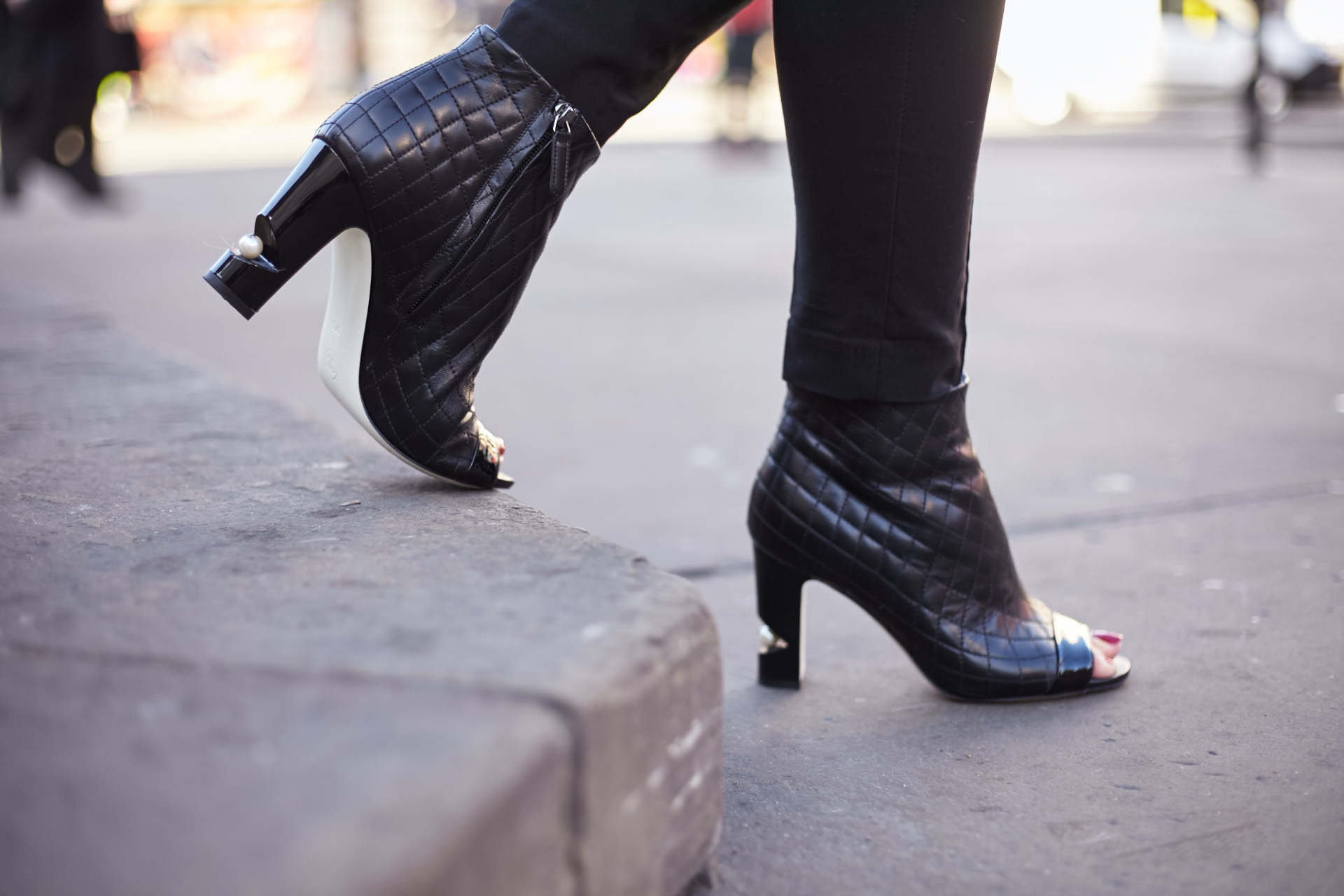 InTheFrow LFW1 - Amber-Rose Photography 24 chanel peep toe boots inthefrow