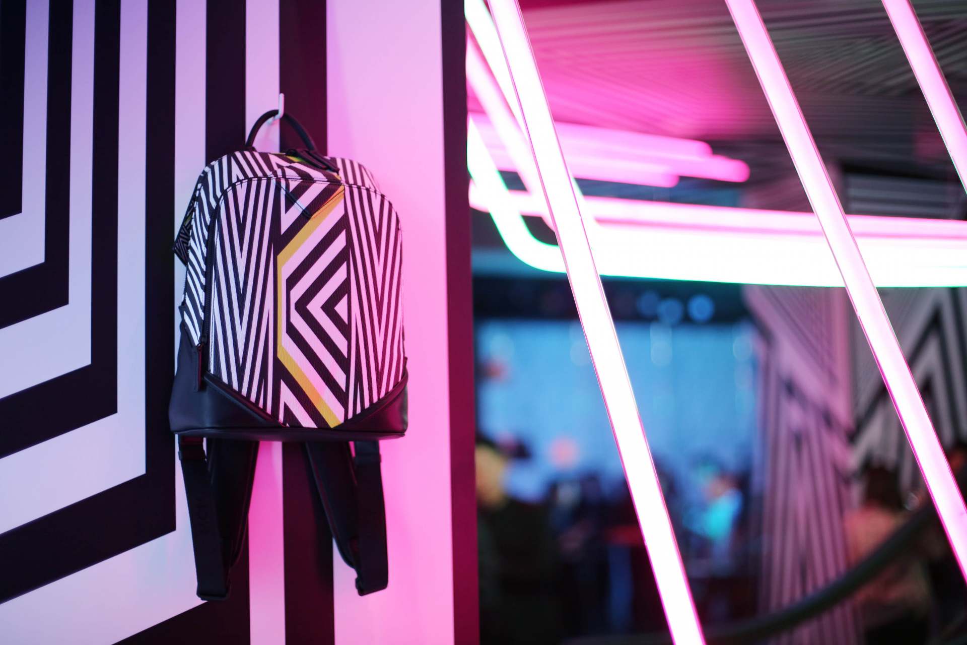mcm x tobias rehberger event in Hong Kong inthefrow