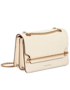 Strathberry East/West Mini Bag Cream