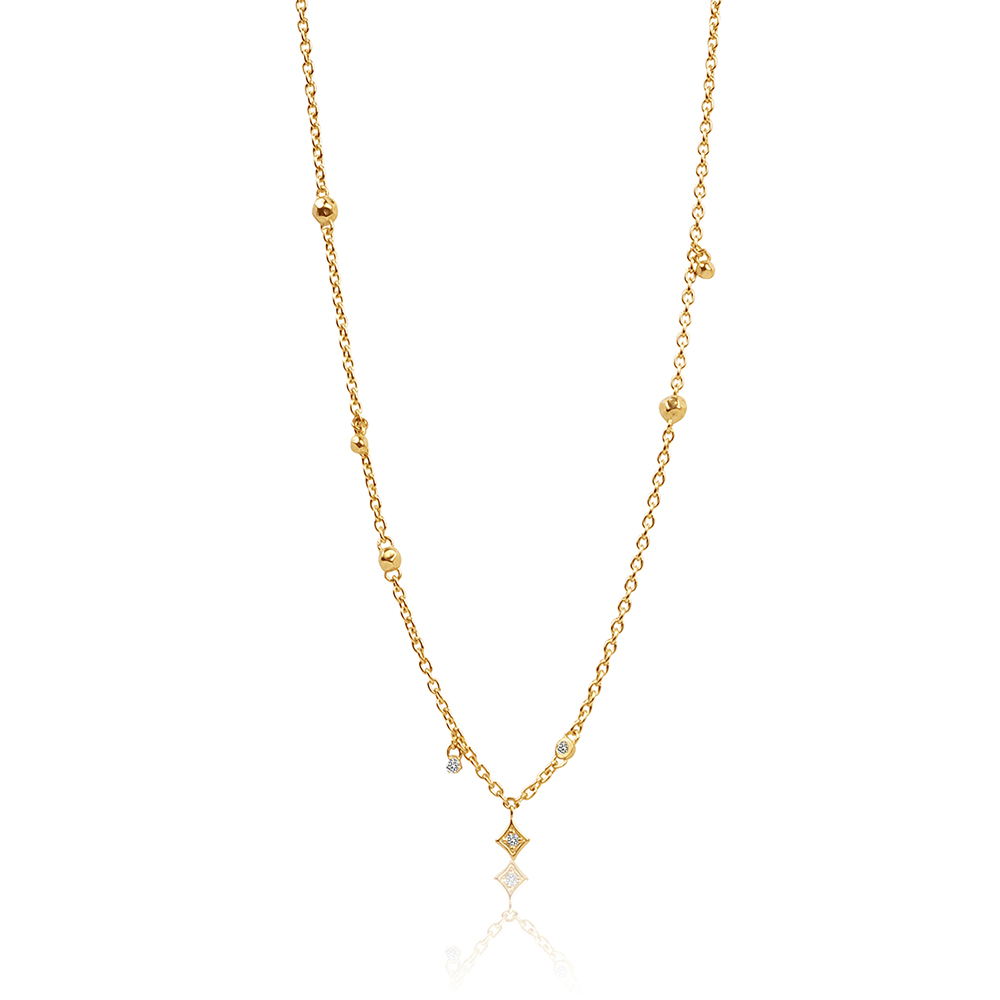 Milky Way Necklace Gold