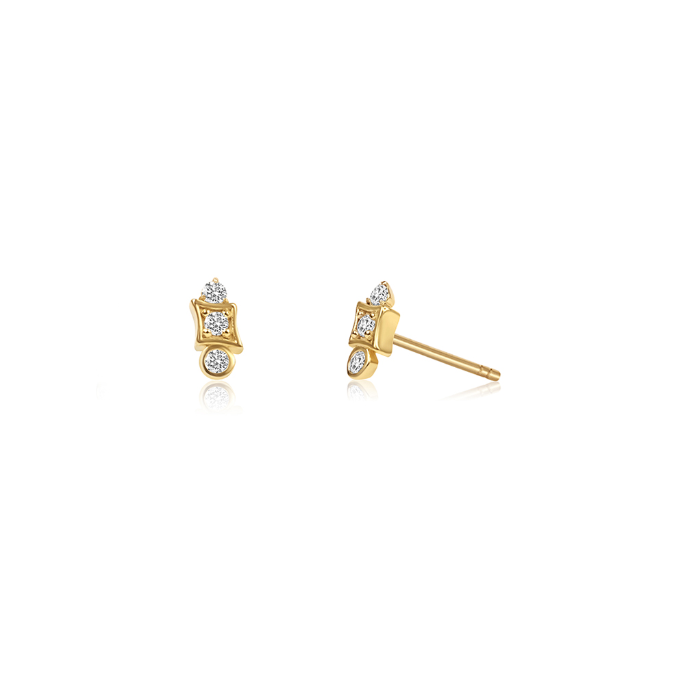 Orion Ear Studs Gold