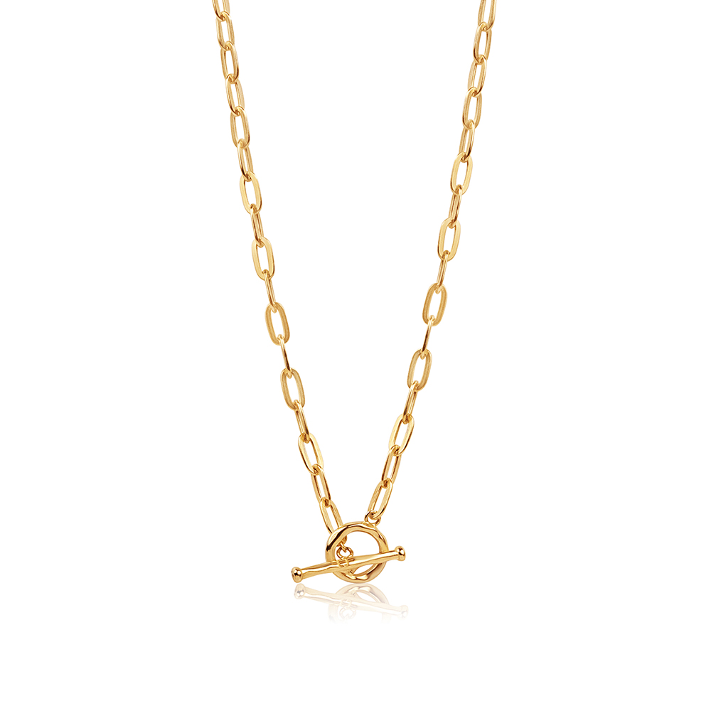 Saturn Necklace Gold