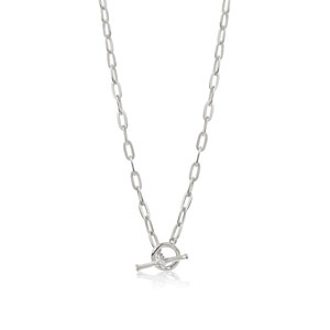 Saturn Necklace Silver