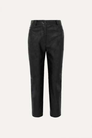 Faux Leather Trousers