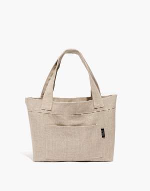 Small Reversible Linen Tote
