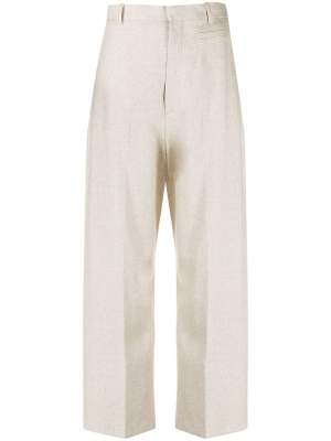 Linen Cropped Trousers