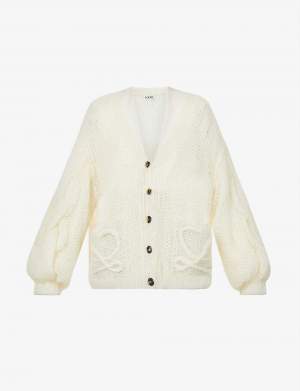 Cable Knit Detail Cardigan