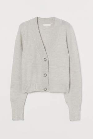 Pearl Detail Knit Cardigan