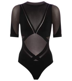 Wolford x Adidas Bodysuit Black