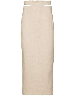 Cut Out Pencil Skirt