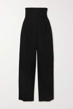 High Waisted Trousers Black