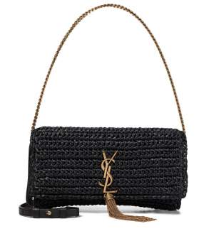 YSL Raffia Shoulder Bag