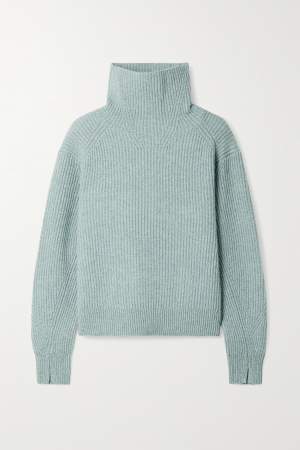 High Neck Jumper Teal