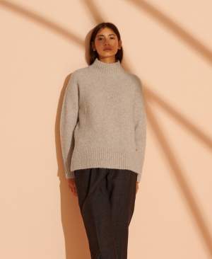 Yak Blend High Neck Jumper