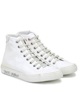 Hi Top Canvas Sneakers