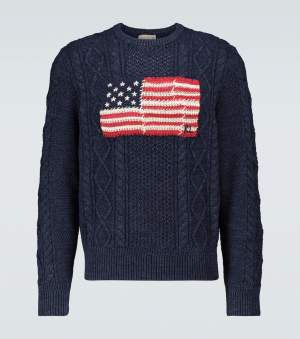 Patchwork Flag Jumper
