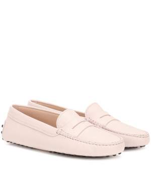 Leather Loafers Pink