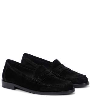 YSL Suede Loafers