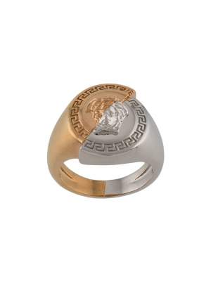 Two Tone Signet Ring