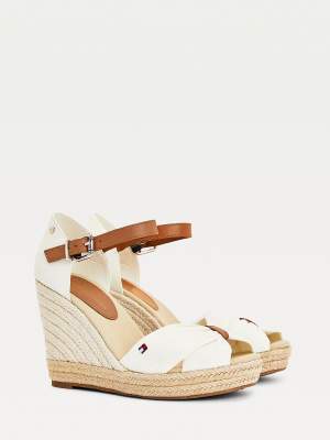 Colour Block Wedge Sandals