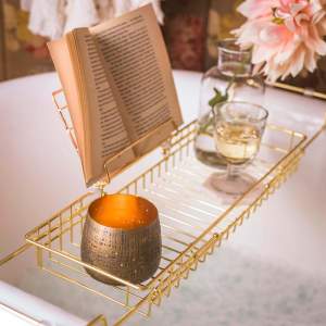 Gold Bath Caddy