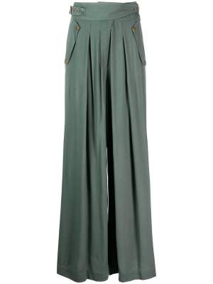 High Rise Palazzo Trousers