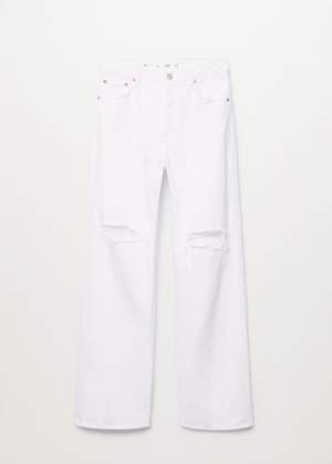 Distressed Jeans White