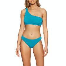 One Shoulder Bikini Blue