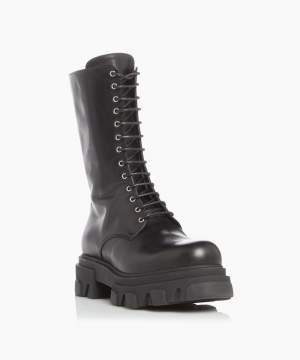 Chunky Sole Lace Boots