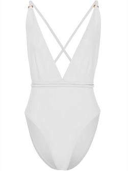 One Piece Plunge Swimsuit
