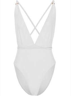 One Piece Plunge Swimsuit