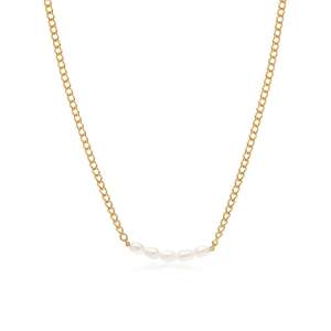 Gili Pearl Necklace Gold