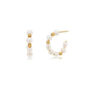 Havana Pearl Earrings Gold