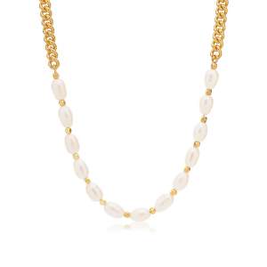 Havana Pearl Choker Gold