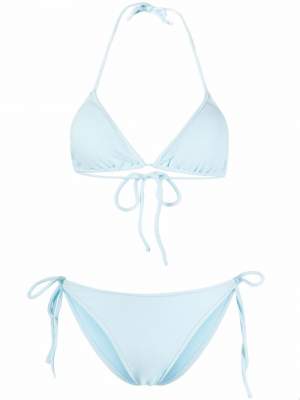 Terry Cloth Bikini Blue