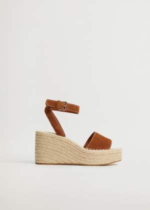 Leather Wedge Sandals