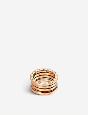Four Band Pink Gold Band