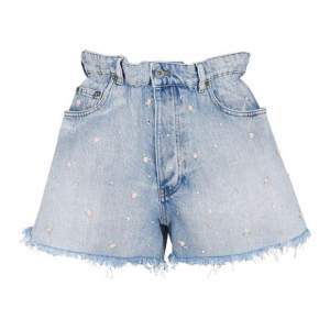 Embellished Denim Shorts