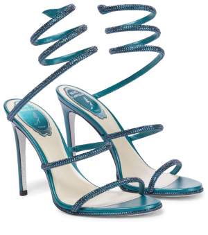 Embellished Sandals Teal