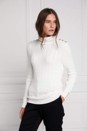 Cable Knit Winter White