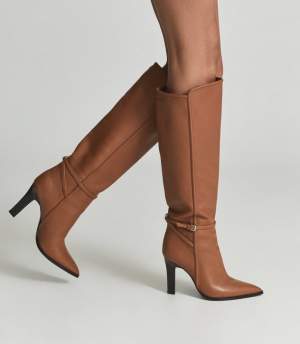 Knee Hight Boots Tan