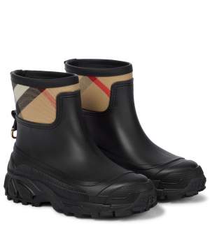 Vintage Check Rain Boots