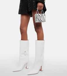 Pointed Toe Boots White