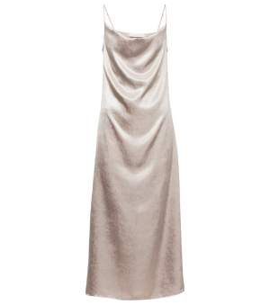 Metallic Midi Dress