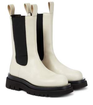 Chunky Ankle Boots White/Black
